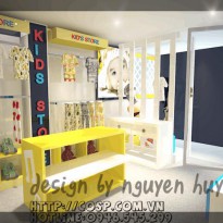 Thiết kế shop thời trang Kids Store - Bắc Giang